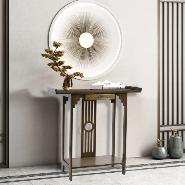 32" Console Table Rustic Sofa Table Accent Table